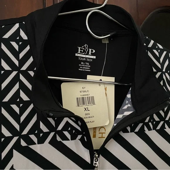 EP Pro Golf Long Sleeve Top Women’s XL Tour Tech UV Protection Moisture Wicking - Picture 2 of 4